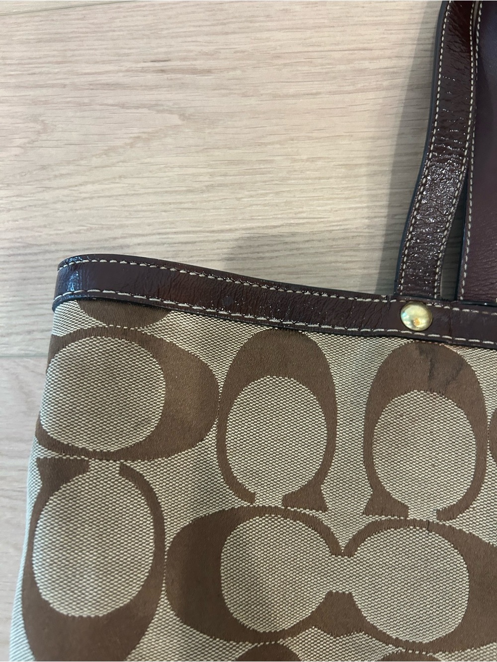 Coach Brown Leather Luxury Bag ๐๐ค - Picture 3 of 9
